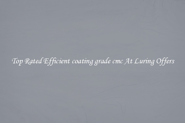 Top Rated Efficient coating grade cmc At Luring Offers