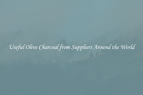 Useful Olive Charcoal from Suppliers Around the World