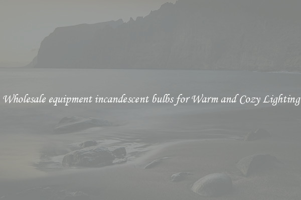 Wholesale equipment incandescent bulbs for Warm and Cozy Lighting